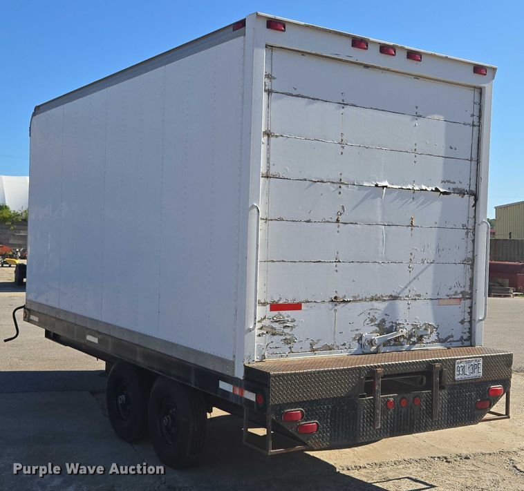 image for item EF1686 2000 Shop built enclosed cargo trailer