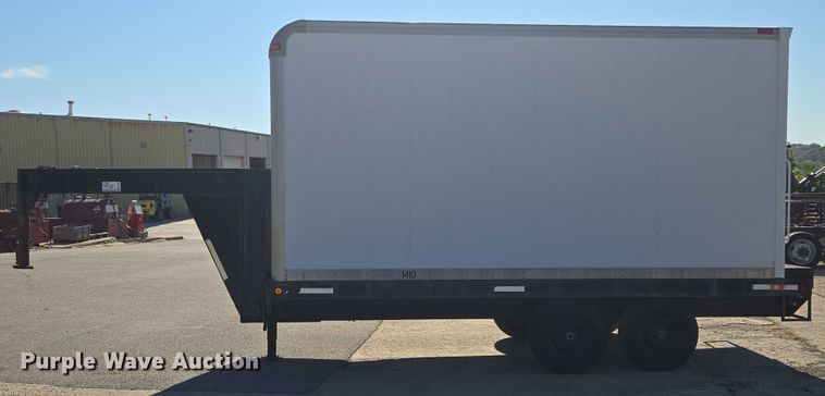 image for item EF1686 2000 Shop built enclosed cargo trailer