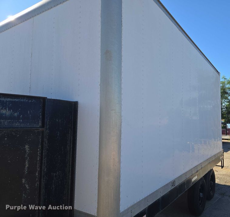 image for item EF1686 2000 Shop built enclosed cargo trailer