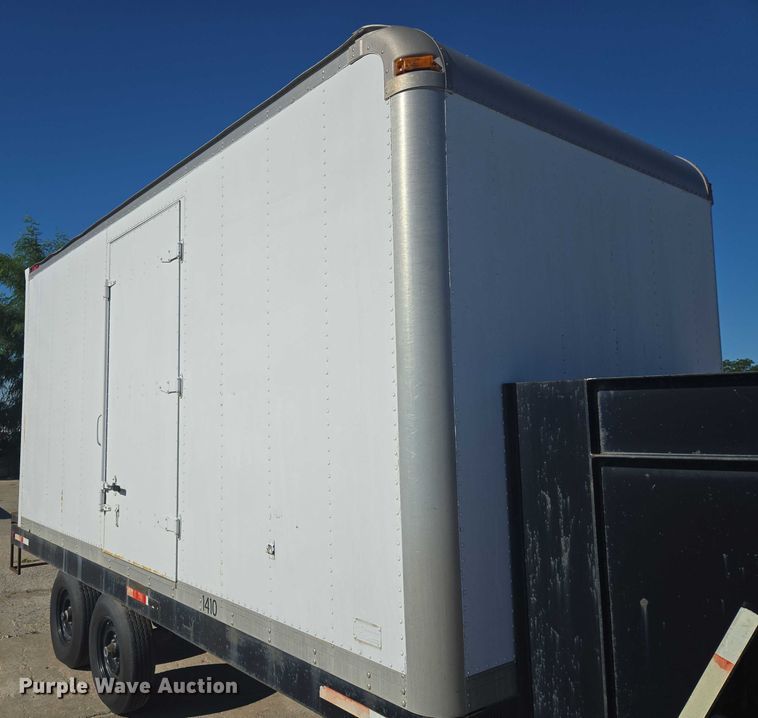 image for item EF1686 2000 Shop built enclosed cargo trailer