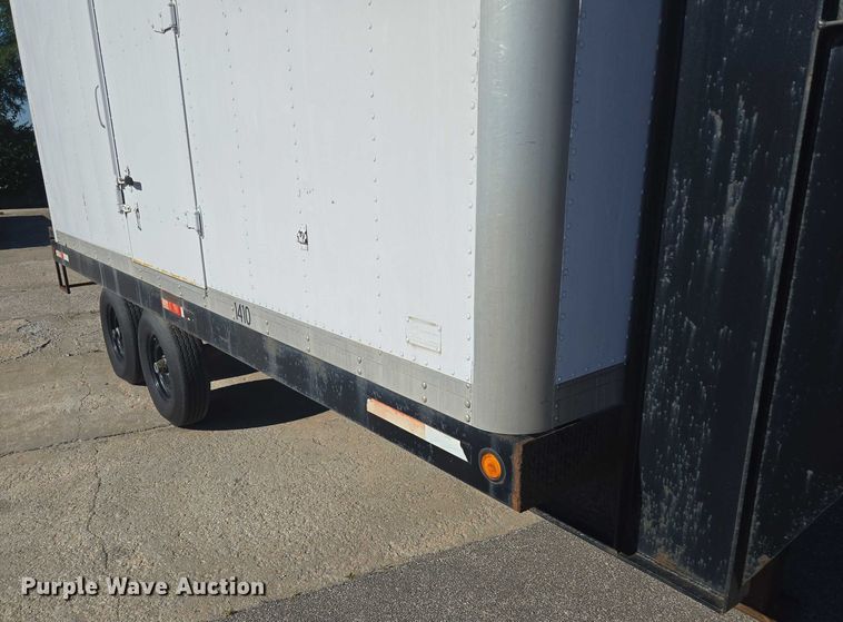 image for item EF1686 2000 Shop built enclosed cargo trailer