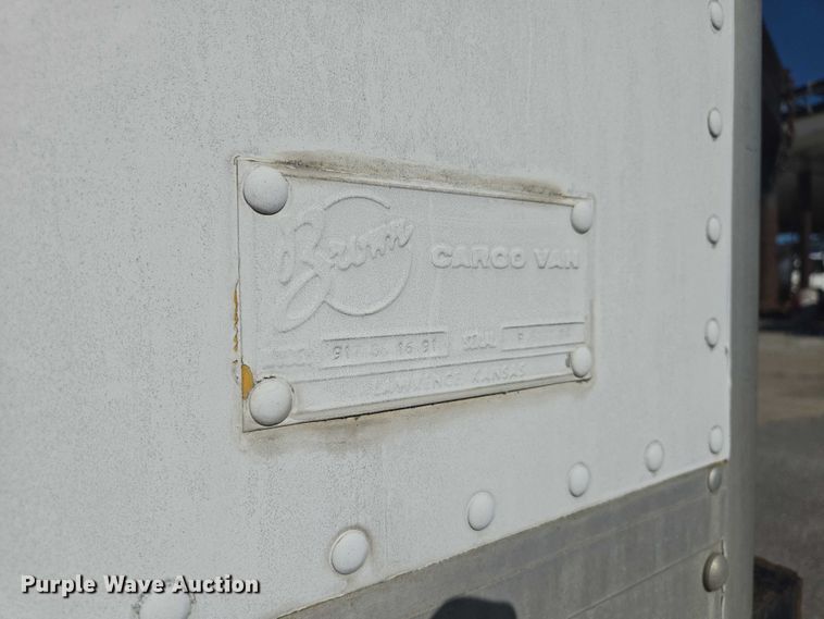 image for item EF1686 2000 Shop built enclosed cargo trailer