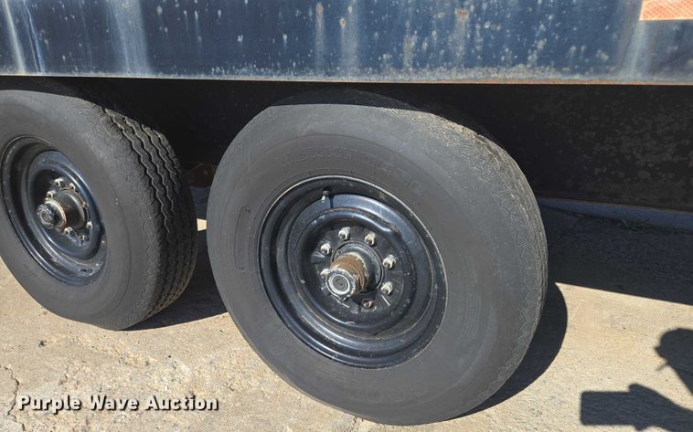 image for item EF1686 2000 Shop built enclosed cargo trailer