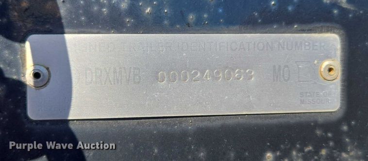 image for item EF1686 2000 Shop built enclosed cargo trailer