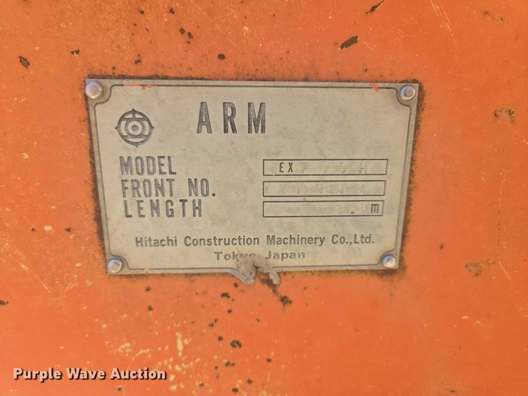 image for item EF1700 Hitachi EX700H excavator parts