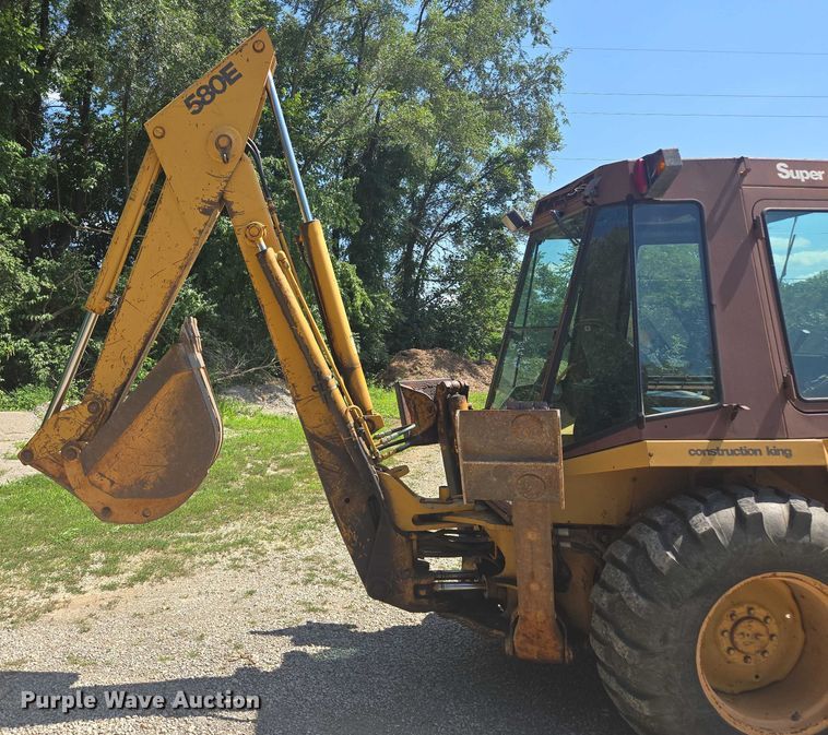 image for item EF1772 1984 Case  580E backhoe