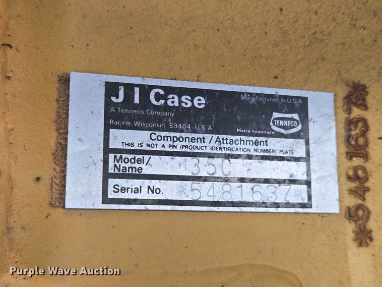 image for item EF1772 1984 Case  580E backhoe