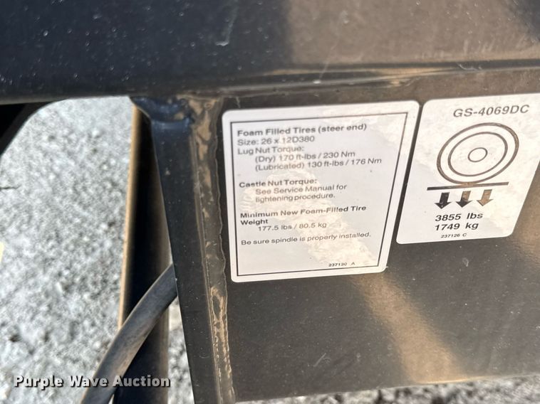 image for item EF2086 2016 Genie GS4069DC scissor lift