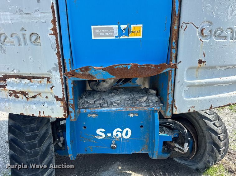 image for item EF2087 2001 Genie S60 boom lift