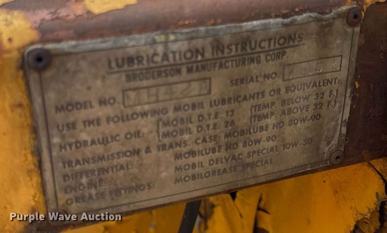 image for item EF2089 Broderson MH43A Drop hammer