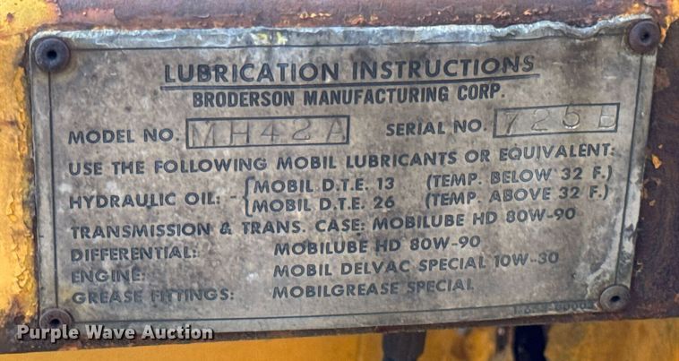 image for item EF2089 Broderson MH43A Drop hammer