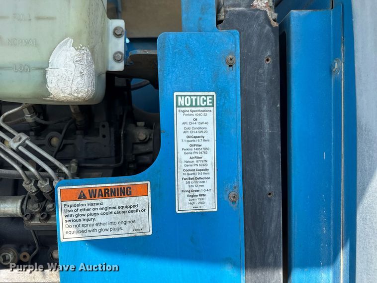 image for item EF2090 2006 Genie S65 boom lift