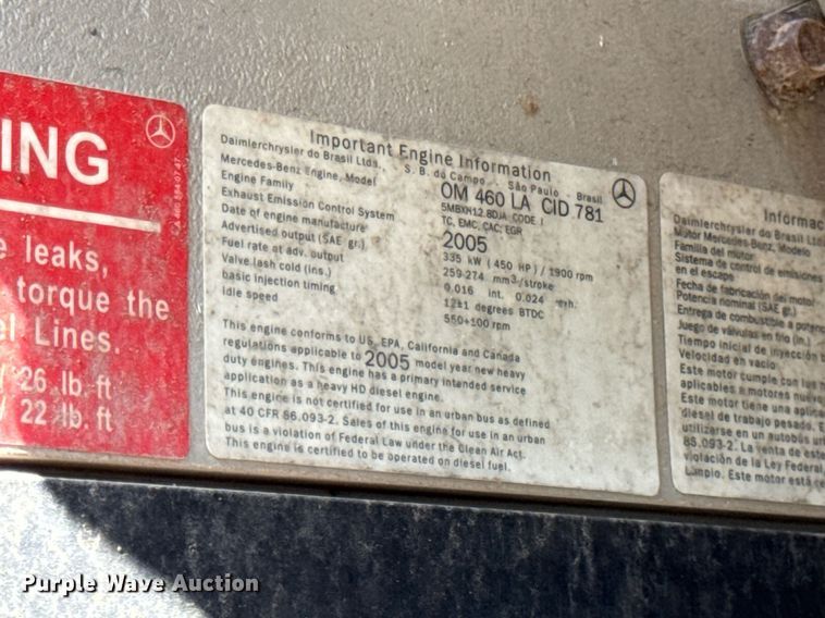 image for item EF2102 2006 Sterling L9500 conveyor truck