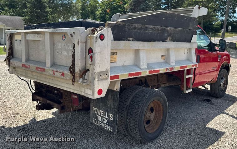 image for item EF2103 2001 Ford F550 dump truck