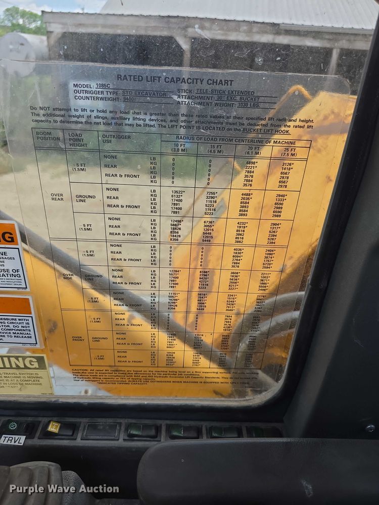 image for item EF3631 2004 Badger 1085D Cruz-Air  wheeled excavator