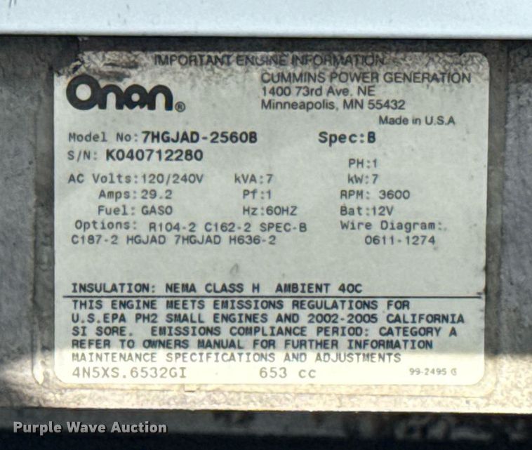 image for item EG5945 2005 GMC C5500 bucket truck