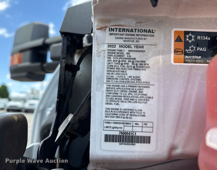 image for item EG5964 2022 Chevrolet Silverado 5500HD reel truck 