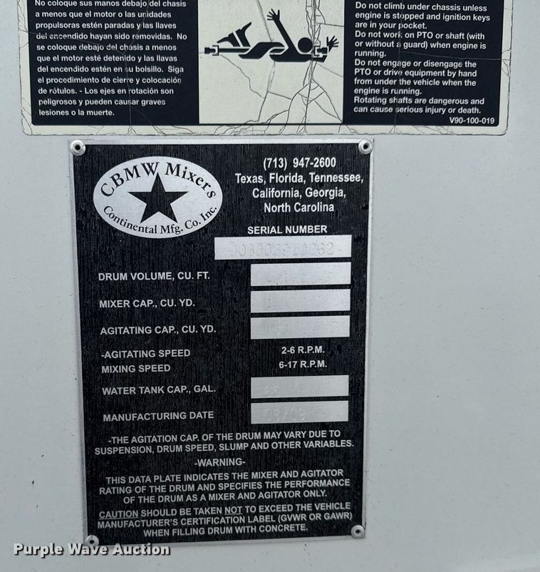 image for item EG5970 2010 Peterbilt 335 ready mix truck