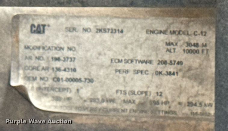 image for item EG5973 2002 Sterling L9500 sewer jetter truck