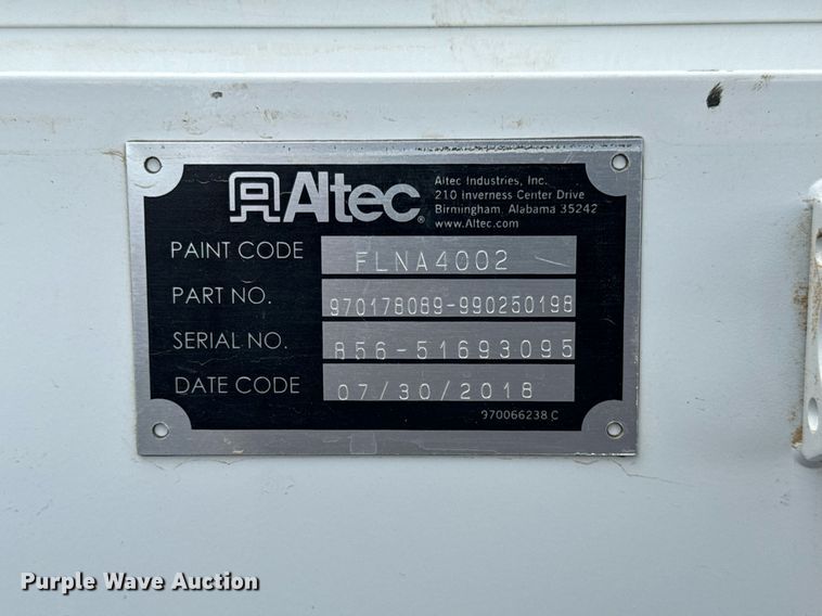 image for item EG5977 2018 Ford F550 Super Duty bucket truck