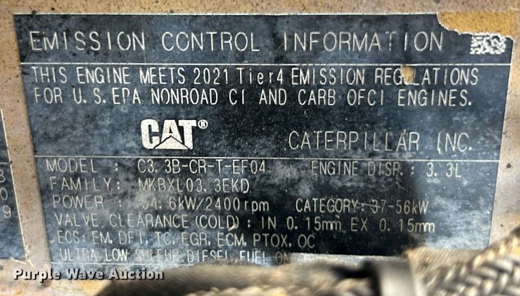 image for item EK8319 2020 Caterpillar 236D3 skid steer loader