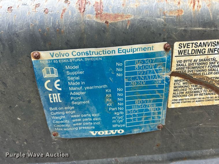 image for item EK8321 2006 Volvo L110E wheel loader