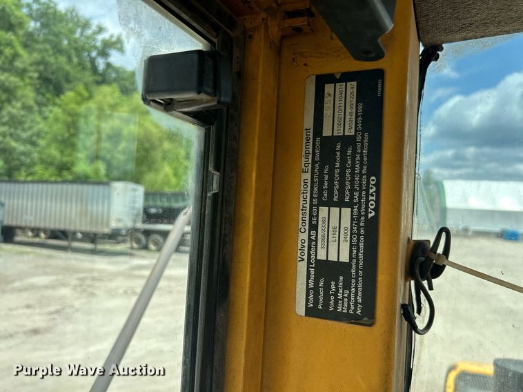 image for item EK8321 2006 Volvo L110E wheel loader