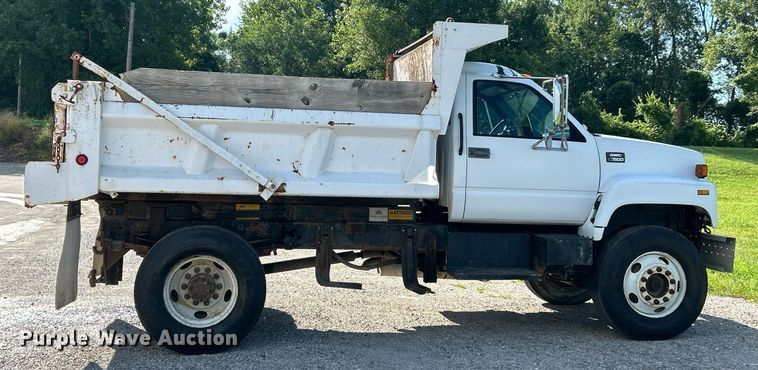 image for item EK8335 2000 GMC C7500 dump truck