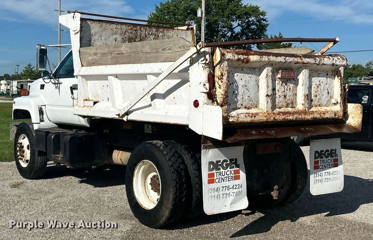 image for item EK8335 2000 GMC C7500 dump truck