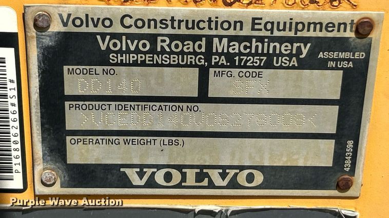 image for item EK8353 Volvo DD140 HF 8 Amplitude double drum roller