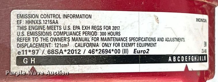 image for item EK8357 Bartell BT1400 plate compactor