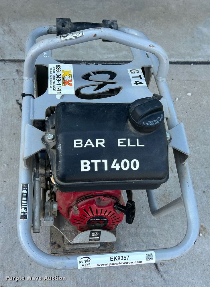 image for item EK8357 Bartell BT1400 plate compactor