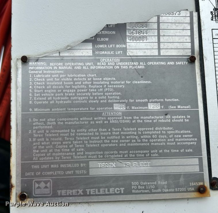 image for item EK8372 2009 Dodge Ram 5500  bucket truck