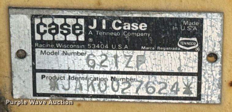 image for item EM2129 2012 Case 621ZF wheel loader