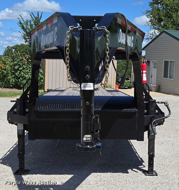 image for item EN2013 2023 Diamond C equipment trailer