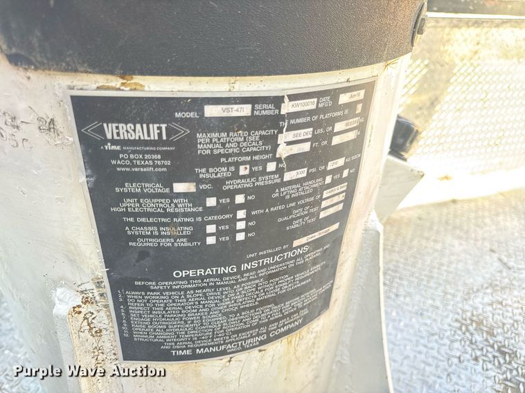 image for item EN4641 2011 Ford F550 XL bucket truck