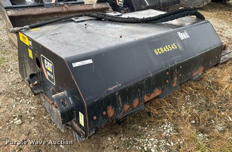 image for item EN4671 Caterpillar BU118 skid steer sweeper