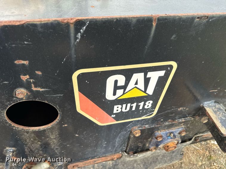 image for item EN4671 Caterpillar BU118 skid steer sweeper