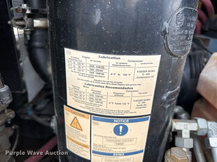 image for item EN4674 2013 Kaeser M57 air compressor