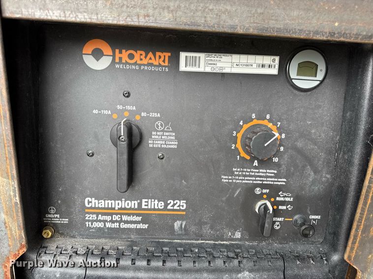 image for item EN4677 Hobart Champion Elite 225 welder/generator
