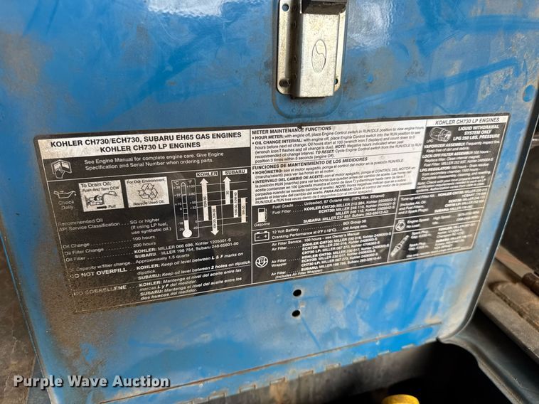 image for item EN4678 Miller Bobcat 225 welder/generator