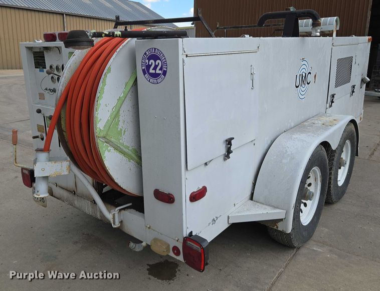 image for item EN8245 2021 Myers Ramjet RJ-0635 sewer jetter trailer