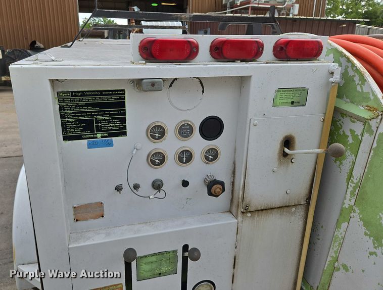 image for item EN8245 2021 Myers Ramjet RJ-0635 sewer jetter trailer