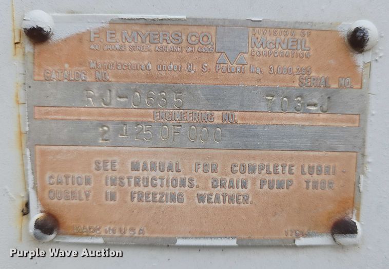 image for item EN8245 2021 Myers Ramjet RJ-0635 sewer jetter trailer