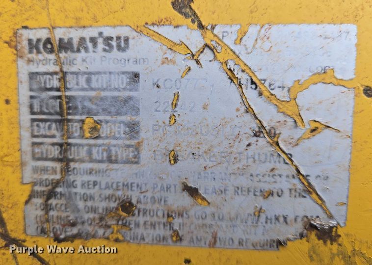 image for item EN8291 2012 Komatsu PC308USLC excavator