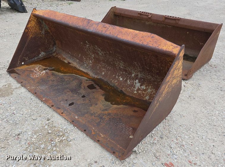 image for item EO1090 (5) skid steer buckets