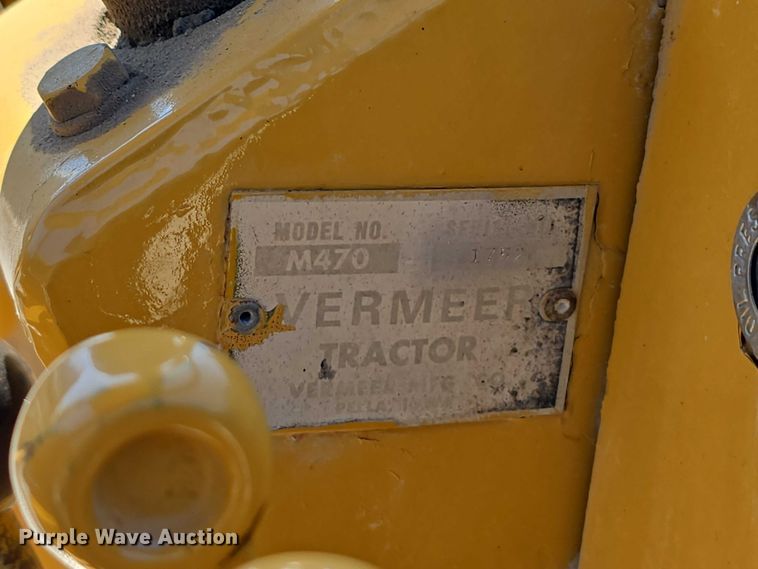 image for item EO1519 Vermeer M-470 trencher