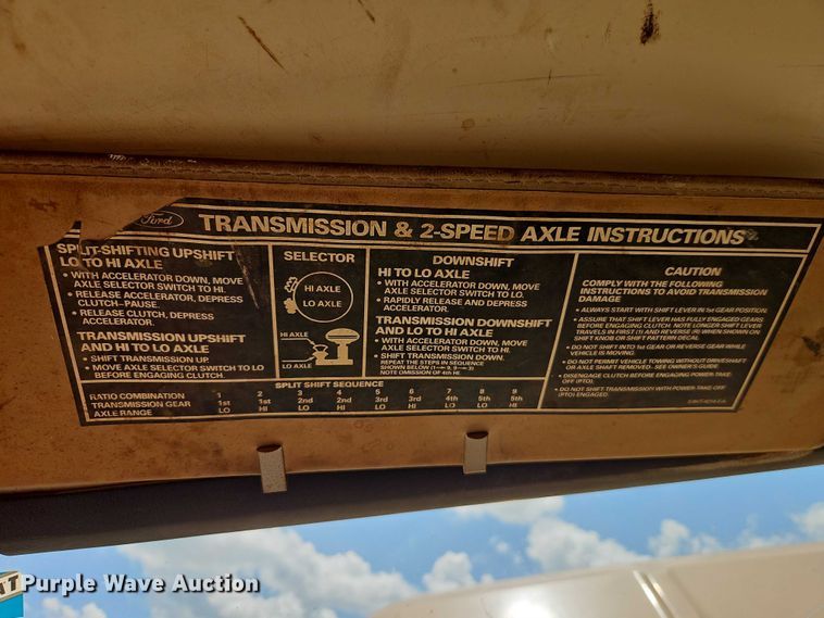 image for item EO4523 1985 Ford F700 utility / service truck