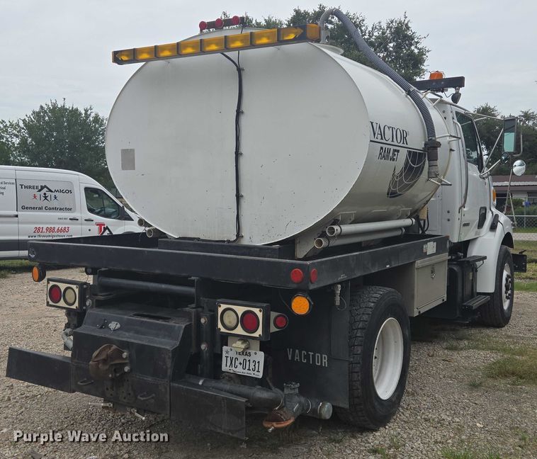 image for item EQ4067 2001 Sterling sewer jetter truck