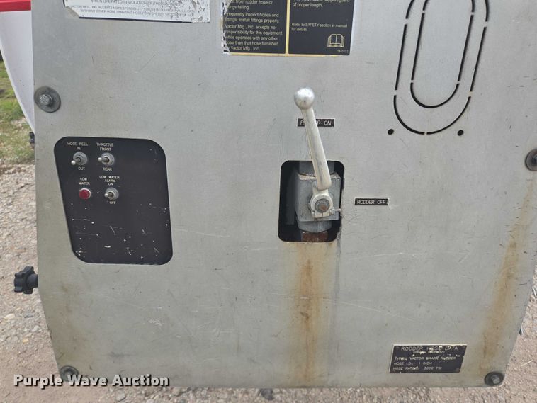 image for item EQ4067 2001 Sterling sewer jetter truck